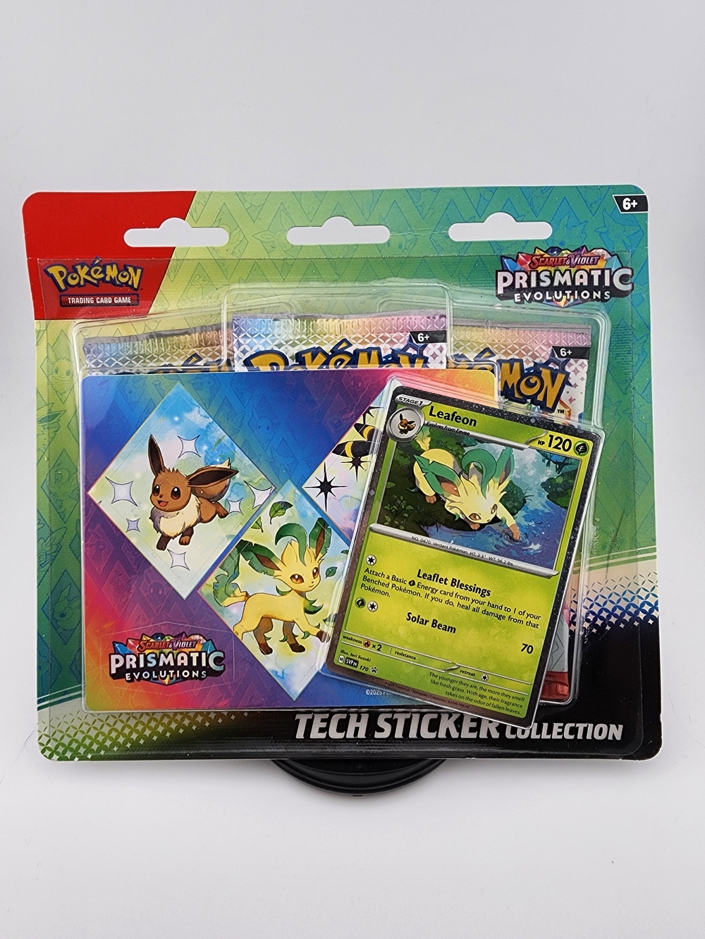 Pokemon Prismatic Evolutions Tech Sticker Collection - Green